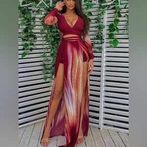 Girl on Fire Maxi dress NWT